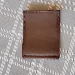 Vintage Swank Genuine Lambskin Money Clip Bill Fold